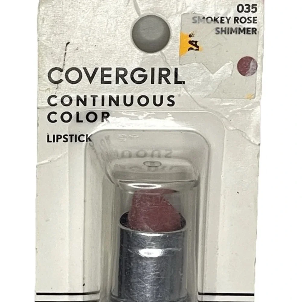 Covergirl Continuous Color Lipstick Smokey Rose Shimmer 035 0.13 oz New Classic